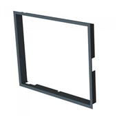 BEF HOME Zazdívací rámeček čtyřstranný černý 1x90°- hloubka 60mm, BEF THERM (V) 6